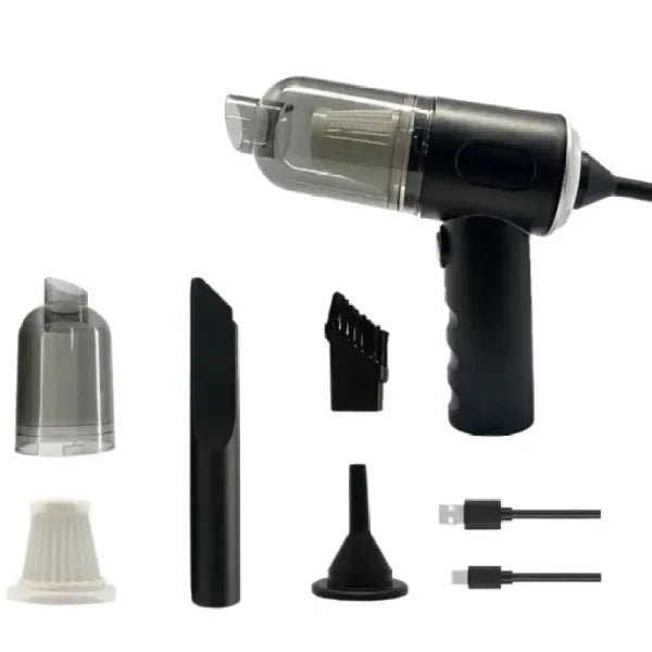 3-in-1 Wireless Vacuum Cleaner | Powerful Suction, Air Duster & Blower for Home, Car & Electronics