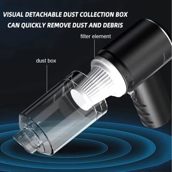 3-in-1 Wireless Vacuum Cleaner | Powerful Suction, Air Duster & Blower for Home, Car & Electronics