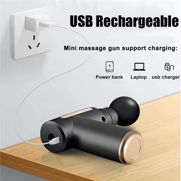 Mini Deep Tissue Massage Gun – Portable & Powerful Relief