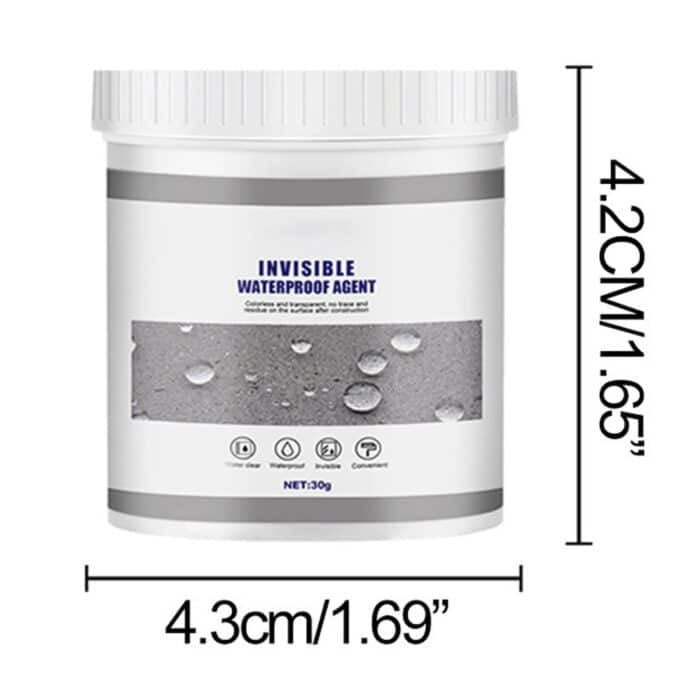Invisible Waterproof Agent, Super Strong Invisible Waterproof Anti leakage Agent, Instant 300G with brush