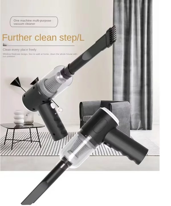 3-in-1 Wireless Vacuum Cleaner | Powerful Suction, Air Duster & Blower for Home, Car & Electronics