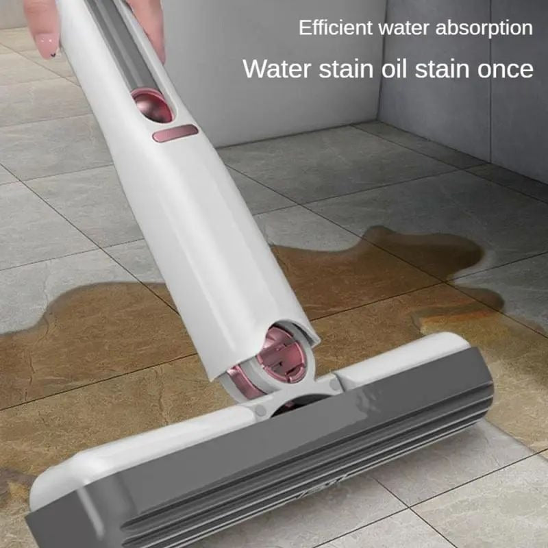 Folding Powerful Squeeze Mini Mop with Self-squeezing Floor Washing Desk Window Car Clean Tools