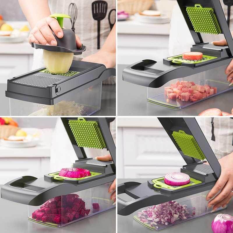 Vegetable Cutter Chopper and Slicer Home & Kitchen Fahad Haider 