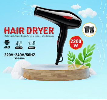 Professional Hair Dryer 1343 – Fast & Salon-Quality Styling Ionic Hair Dryer Fahad Haider 