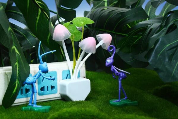 Mushroom LED Night Light – Flower Lamp for Kids & Gifts (Random Color)