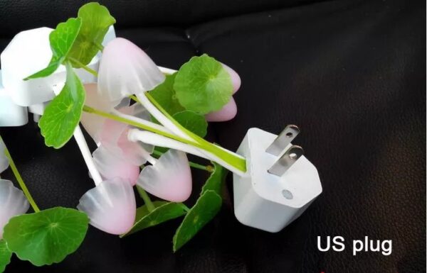 Mushroom LED Night Light – Flower Lamp for Kids & Gifts (Random Color)