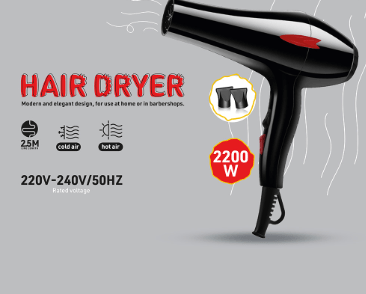 Professional Hair Dryer 1343 – Fast & Salon-Quality Styling Ionic Hair Dryer Fahad Haider 